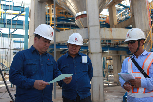 大唐能化集團(tuán)公司安全組到阜新項目檢查